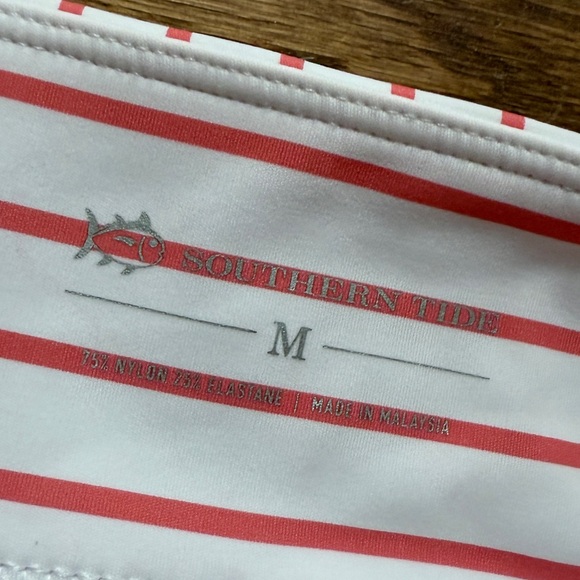 Southern Tide Katlyn Stripe Skort - Classic White - Size M - Picture 5 of 9